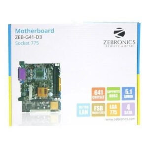 Zebronics Motherboard ZEB-G41-D3 Socket 775 Motherboard