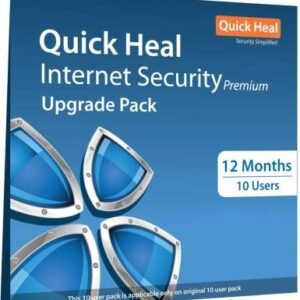 Renewal Pack Quick Heal Internet Security 10 User 1 Years (Email Delivery) (Existing 10 User Subscription Required)