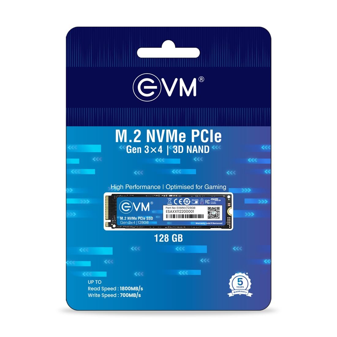 EVM 128GB NVMe SSD for Laptop