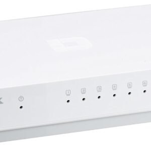 D-Link DGS-1008A 8-Port Gigabit Easy Desktop Switch (White)