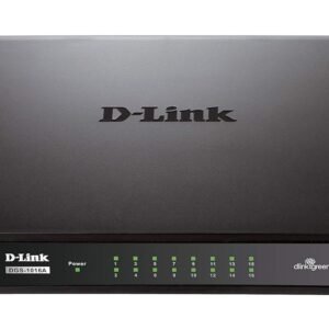 D-Link DGS-1016A 16-Port Gigabit Unmanaged Switch, Black D-Link DGS-1016A 16-Port Gigabit Switch